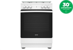 Indesit IS67M4KHW/E Κουζίνα Μικτή