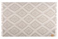 Χαλί Art Kilim 2 Όψεων 230x160cm Μπεζ/Λευκό