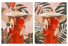 Ostaria African Man Καμβάς Λαδιού 60x80cm 2 Σχέδια