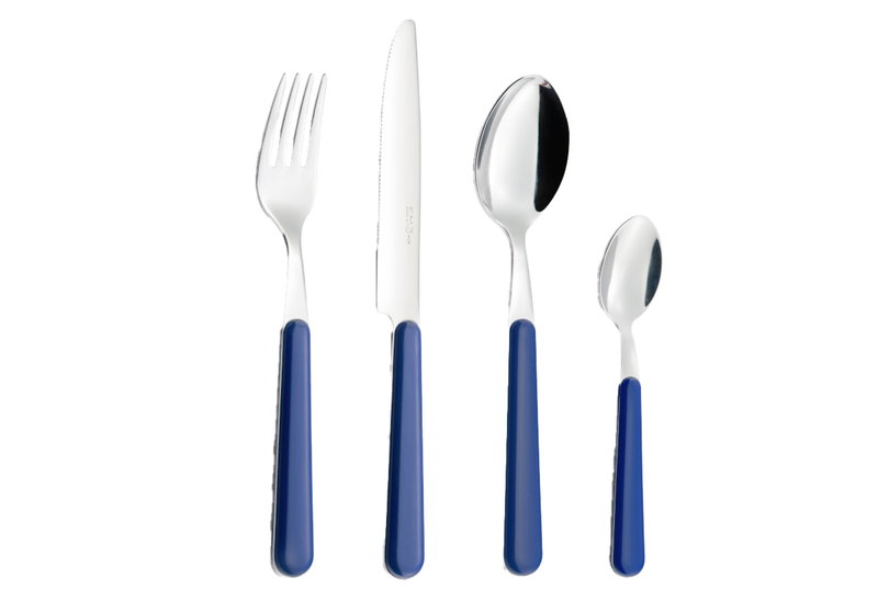 EME You&Me Brio C55 Σετ Μαχαιροπήρουνα με Πλαστική Λαβή Blue 16 Τεμάχια
