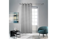 Κουρτίνα Pierre Cardin Crewel 270x140cm Σκούρο Γκρι με Τρουκς