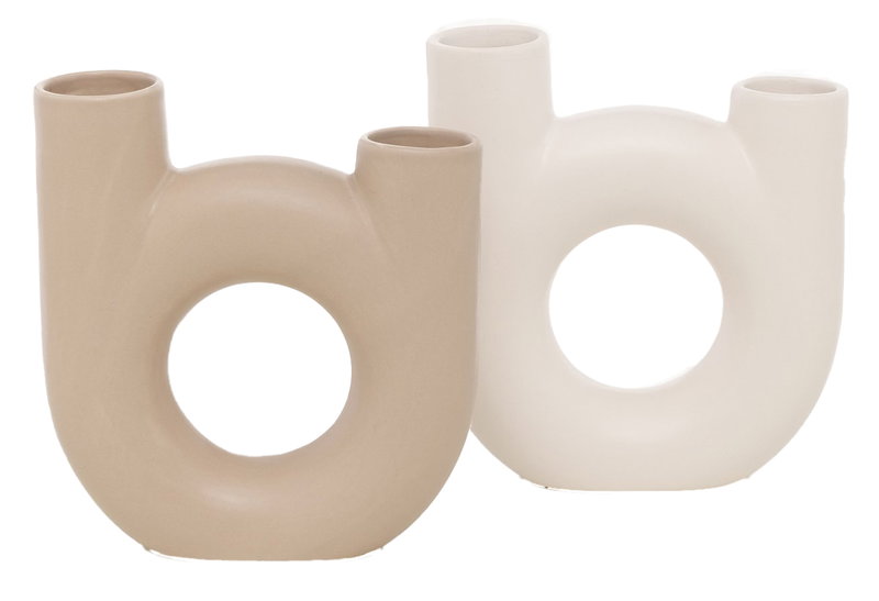 Boltze Βάζο Samoya 14x15cm σε 2 Αποχρώσεις