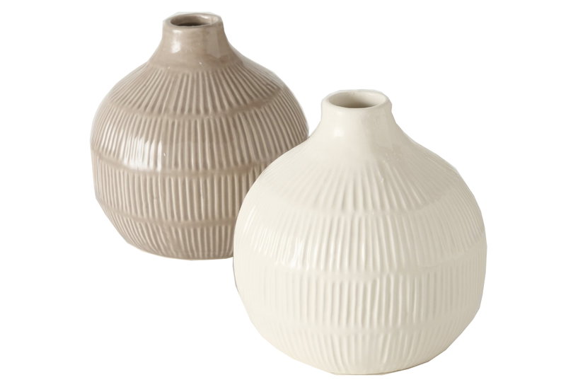 Boltze Βάζο Kaylee 12x12cm σε 2 Αποχρώσεις