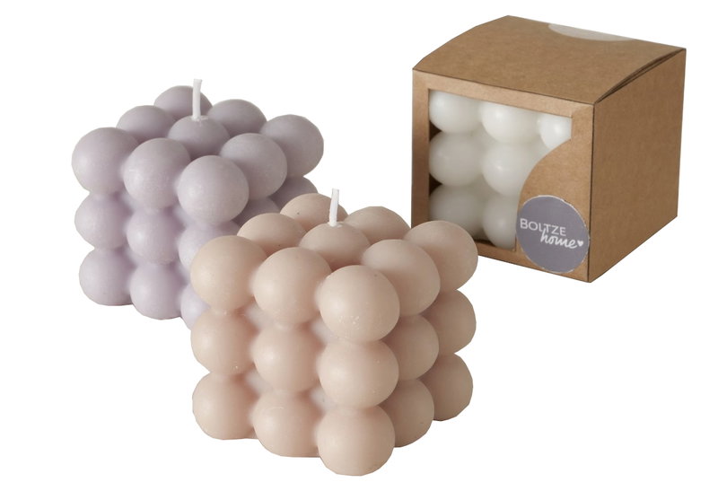 Boltze Κερί  Bubble 6cm σε 3 Αποχρώσεις