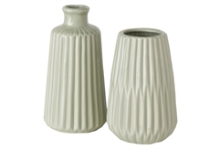 Boltze Βάζο Esko 9x18cm σε 2 Σχέδια