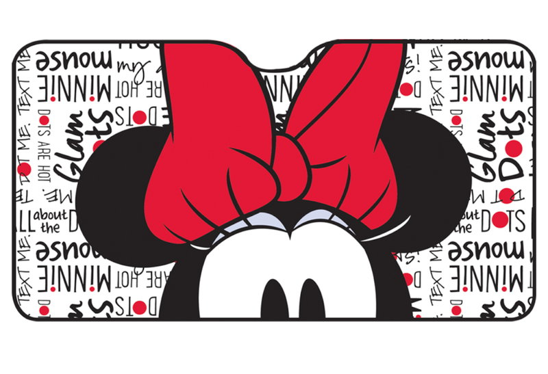 Ηλιοπροστασία Αυτοκινήτου Εσωτερική Kaver Minnie 130x70cm