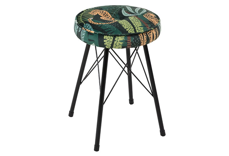 Σκαμπό Sticks Tiger Μεταλλικό 30x45cm