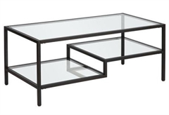 Τραπέζι Step Μαύρο M110xΠ50xΥ42cm