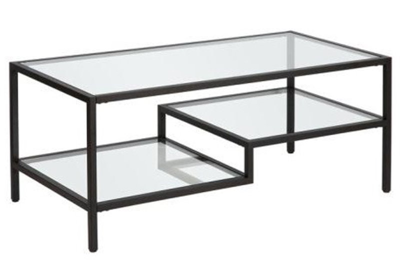 Τραπέζι Step Μαύρο M110xΠ50xΥ42cm