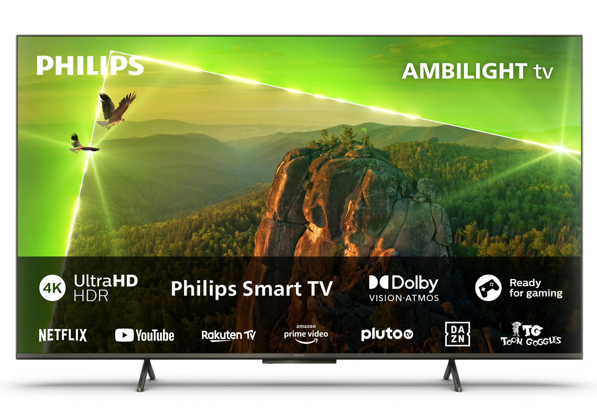 Philips 43PUS8118/12 4K UHD Smart Τηλεόραση Ambilight 43"