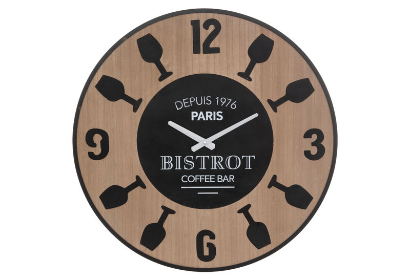 Ρολόι Τοίχου Atmosphera Bistrot Φ57cm