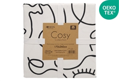 Σεντόνι Μονό Ionion Cosy Faces 260x170cm