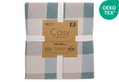 Σεντόνι Διπλό Ionion Cosy Chess 260x240cm