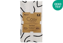 Σετ Μαξιλαροθήκες Ionion Cosy 72x52cm Faces 2τμχ