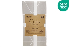 Σετ Μαξιλαροθήκες Ionion Cosy 72x52cm Cubes 2τμχ