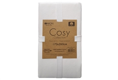 Σεντόνι Μονό Ionion Cosy Off White 260x170cm