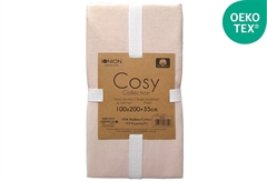 Σεντόνι Μονό Ionion Cosy Beige με Λάστιχο Μ200xΠ100xΥ35cm