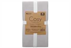 Σεντόνι Μονό Ionion Cosy Grey με Λάστιχο 200x100x35cm
