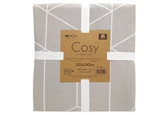 Παπλωματόθήκη Διπλή Ionion Cosy Cubes 240x220cm