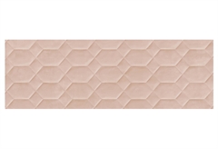 Ντεκόρ Τοίχου Κεραμικό Resina Struttura 3D Bee 40x120cm Σομόν