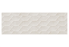 Ντεκόρ Τοίχου Κεραμικό Resina Struttura 3D Bee 40x120cm Γκρι