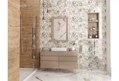 Ντεκόρ Δαπέδου Πορσελανάτο Glamour Floral 60x120cm
