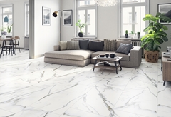 Πλακάκι Δαπέδου Πορσελανάτο Quarry 60x120cm Λευκό
