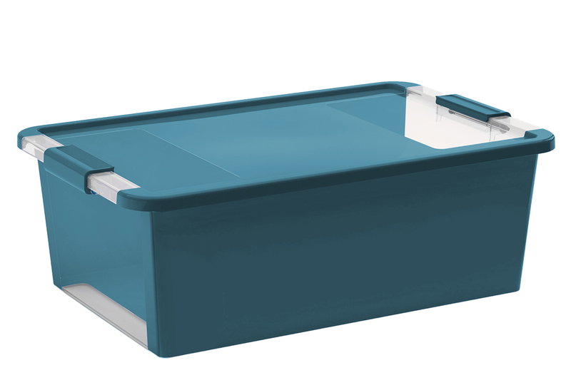 Κουτί Αποθήκευσης Πλαστικό Curver Bi-Box Kis M55xΠ35xY19cm 26lt Πετρόλ