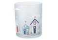 Boltze Βάση για Ρεσώ Beachhouse Γυάλινη Φ.9x10cm σε 2 Σχέδια
