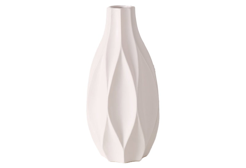 Boltze Βάζο Avantika 30x16cm Λευκό