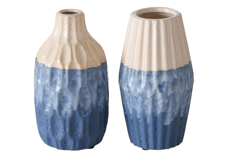 Boltze Βάζο Imma 21x12cm σε 2 Σχέδια
