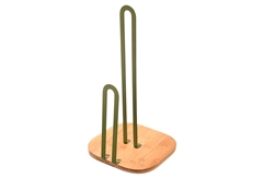 Estia Home Art Βάση για Ρολό Κουζίνας Bamboo Essentials με Ατσάλι Λαδί