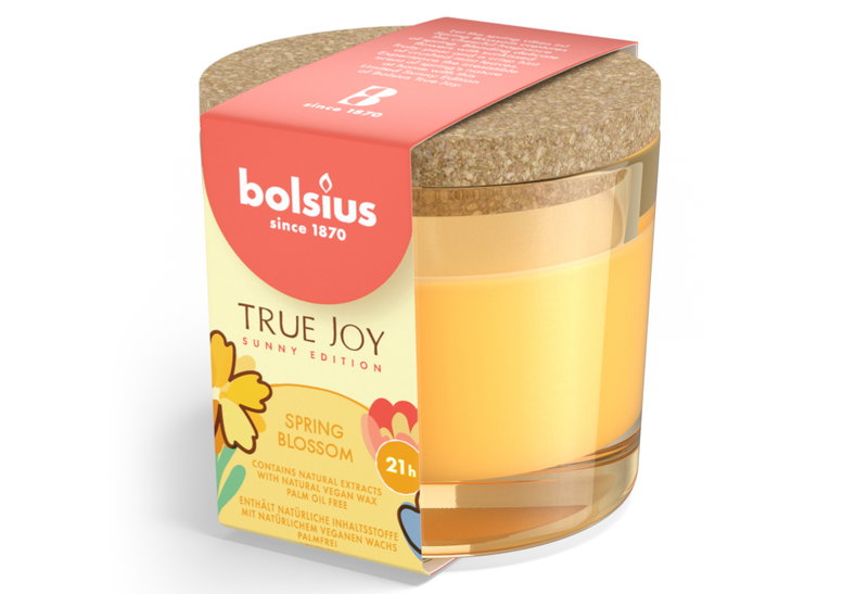 Bolsius Αρωματικό Κερί True Joy σε Ποτήρι M8.25xΠ8.25 cm