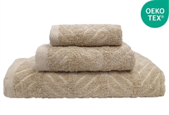 Πετσέτα Προσώπου Ionion Prima Beige Μ90xΠ50cm