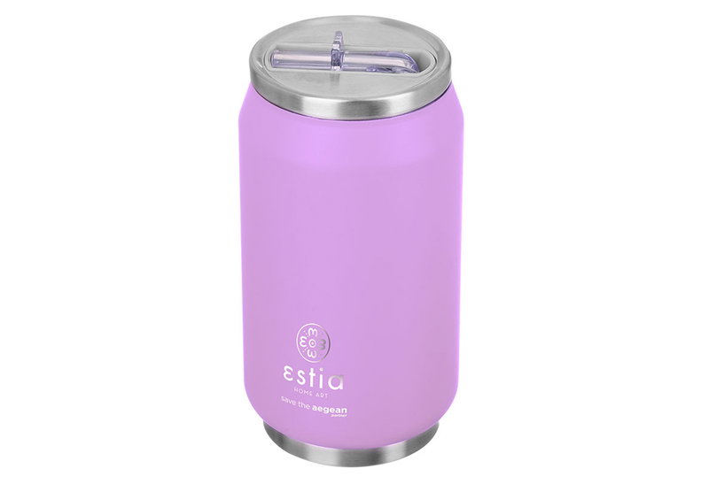 Ποτήρι Θερμός Estia Home Art Save the Aegean 300ml Μωβ