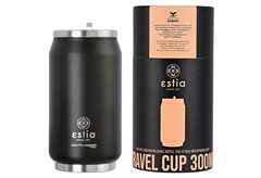 Ποτήρι Θερμός Estia Home Art Save the Aegean 300ml Μαύρο