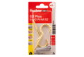 Σετ Βύσμα 8x40mm και Γάντζος 5x82mm Fischer SX Plus 2 Τεμάχια Χρυσό
