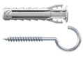 Σετ Βύσμα 6x30mm και Βιδογάντζος 5x55mm Fischer SX Plus 8 Τεμάχια