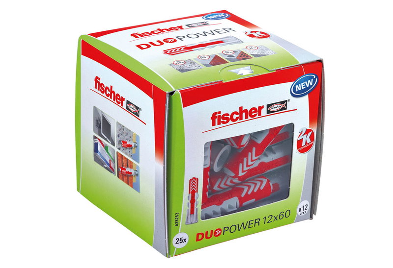 Βύσμα Fischer Duopower 12x60mm 25 Τεμάχια