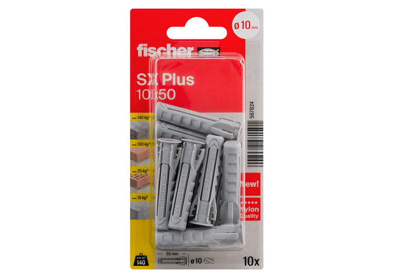 Βύσμα Fisher SX Plus 10x50mm 10 Τεμάχια