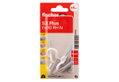 Σετ Βύσμα 6x30mm και Βιδόγαντζος 4x65mm Fisher SX Plus 4τμχ Λευκός