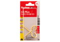 Σετ Βύσμα 6x30mm και Βιδόγαντζος 4x63mm Fisher SX Plus 2τμχ Μπρονζέ