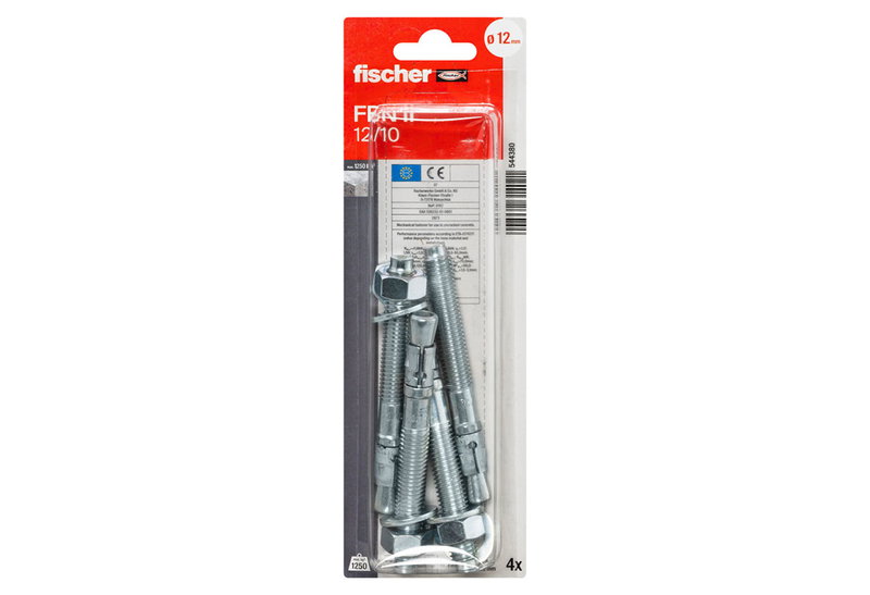 Εκτονούμενο Αγκύριο Fischer FΒΝ ΙΙ 12/10cm 4 Τεμάχια