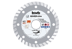 KWB Διαμαντόδισκος 115mm Τούρμπο Silver Line