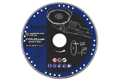 KWB Διαμαντόδισκος 115mm για Μέταλλα