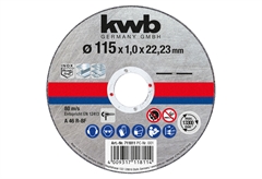 KWB Δίσκος Κοπής Inox 115x1mm
