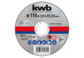 KWB Δίσκος Κοπής Inox 115x1mm