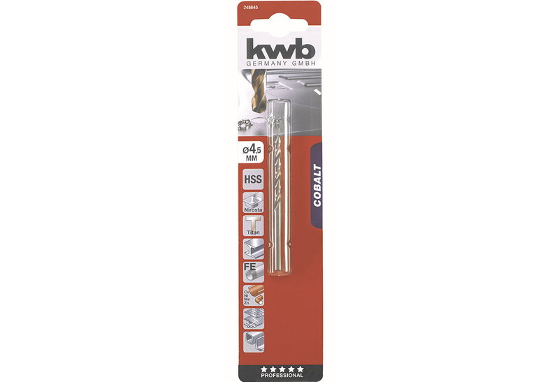 KWB Τρυπάνι Κοβαλτίου 4,5mm