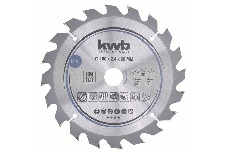 KWB Πριονοδίσκος TCT 160x20x20mm
