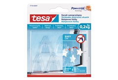 Tesa Αυτοκόλλητα Άγκιστρα 0.2kg 5τμχ